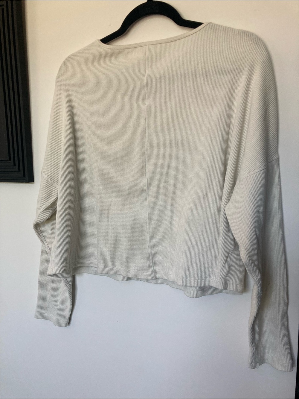 Vuori Women's Ribbed Crew Neck Pullover in Light Cream - Picture 2 of 5